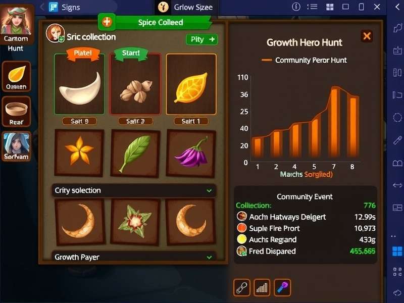 Cardamom Hero Hunt player statistics and growth chart